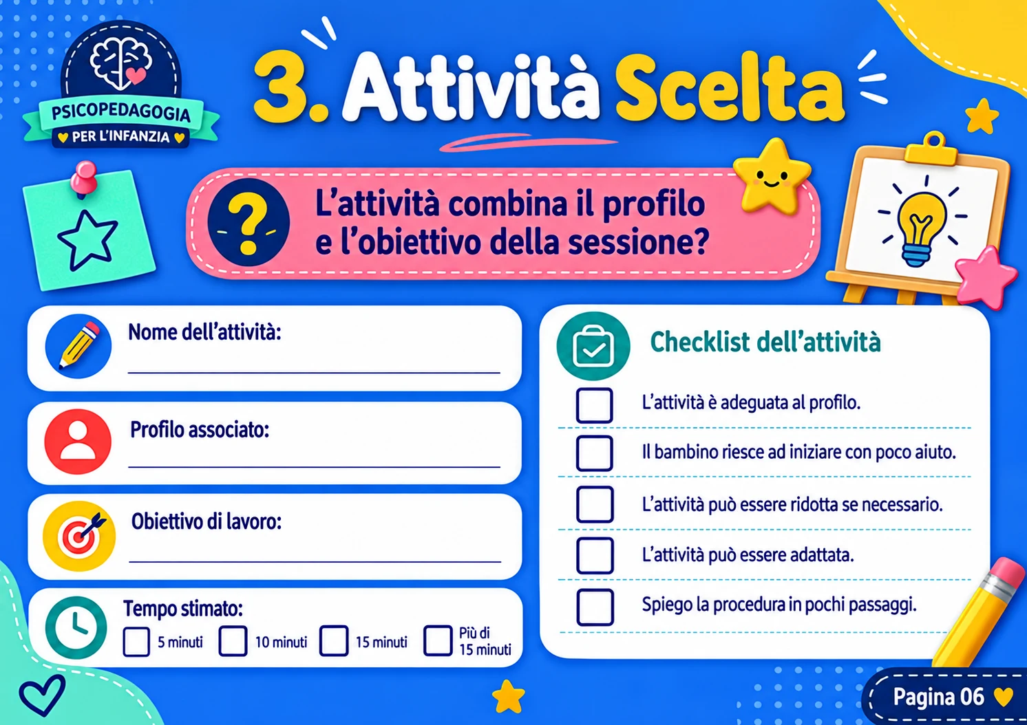 Bonus: Checklist anti-improvvisazione — pagina interna